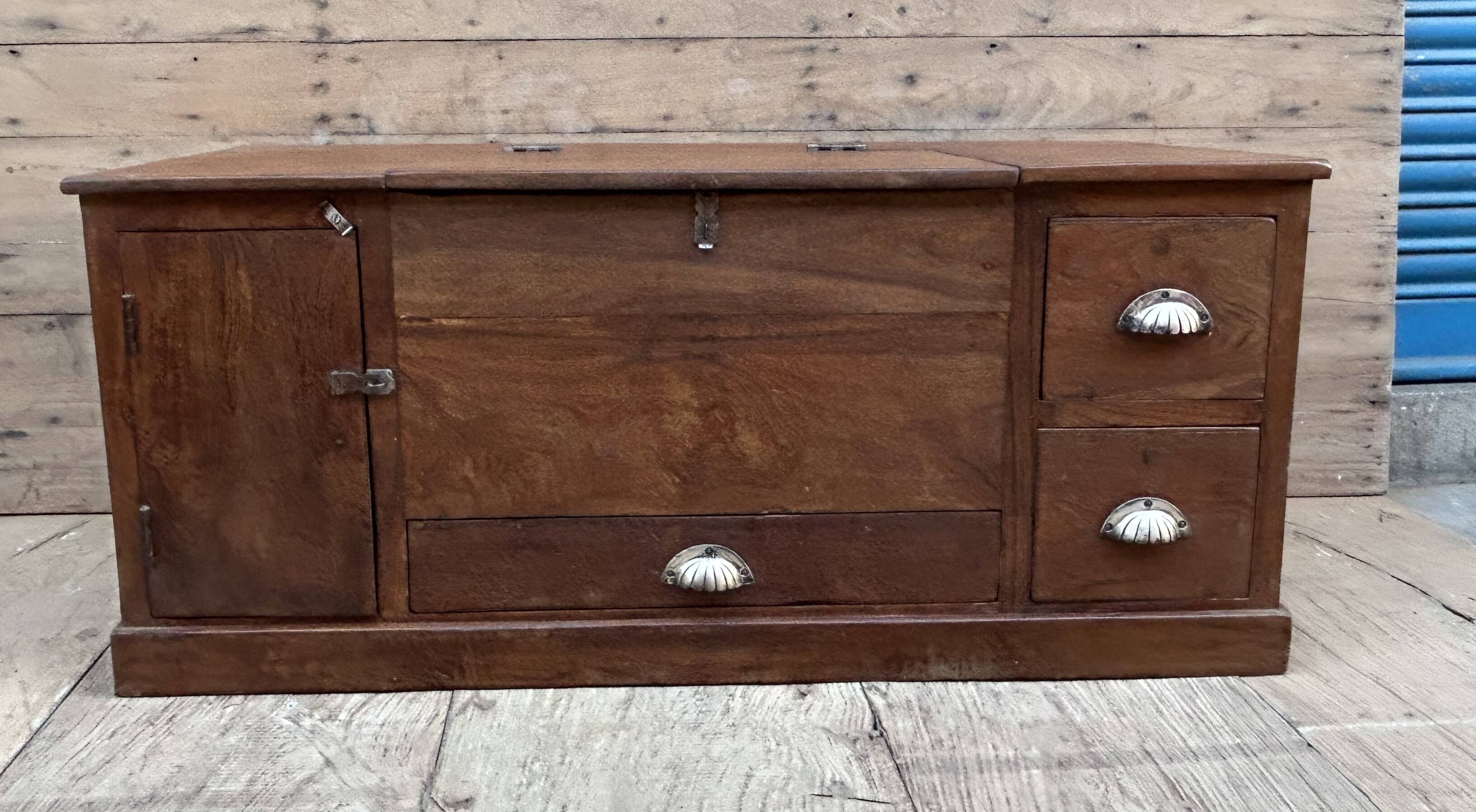 bench - teak safe from Burma