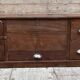 banc - coffre en teck birman