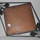 Mirror diamond iron forged art deco 48x33cm
