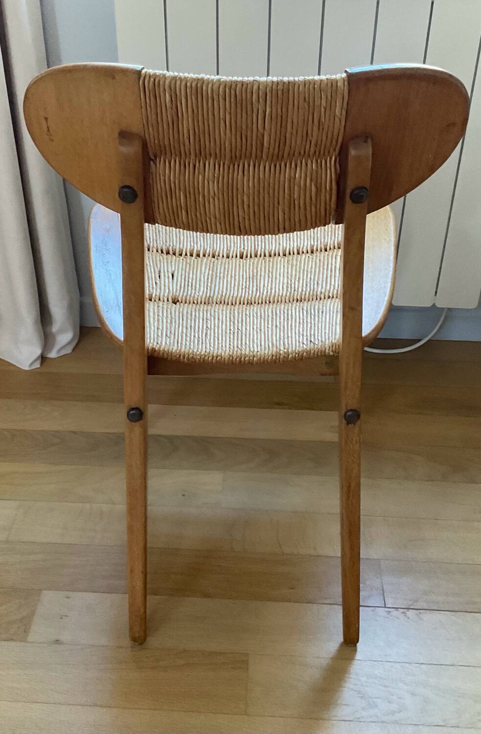 Vintage wooden chair 1958 “ellipse”