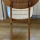 Chaise vintage bois 1958 « ellipse «