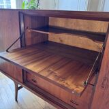 Buffet haut vintage en teck – Design scandinave