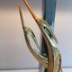 Beautiful sculpture lamp depicting birds
