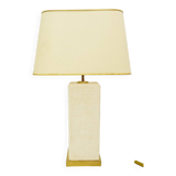 Natural "pierre de france" table lamp - 1970s