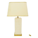 Natural "pierre de france" table lamp - 1970s