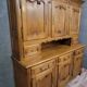 Important two-body buffet in Louis XV style made of solid ash.