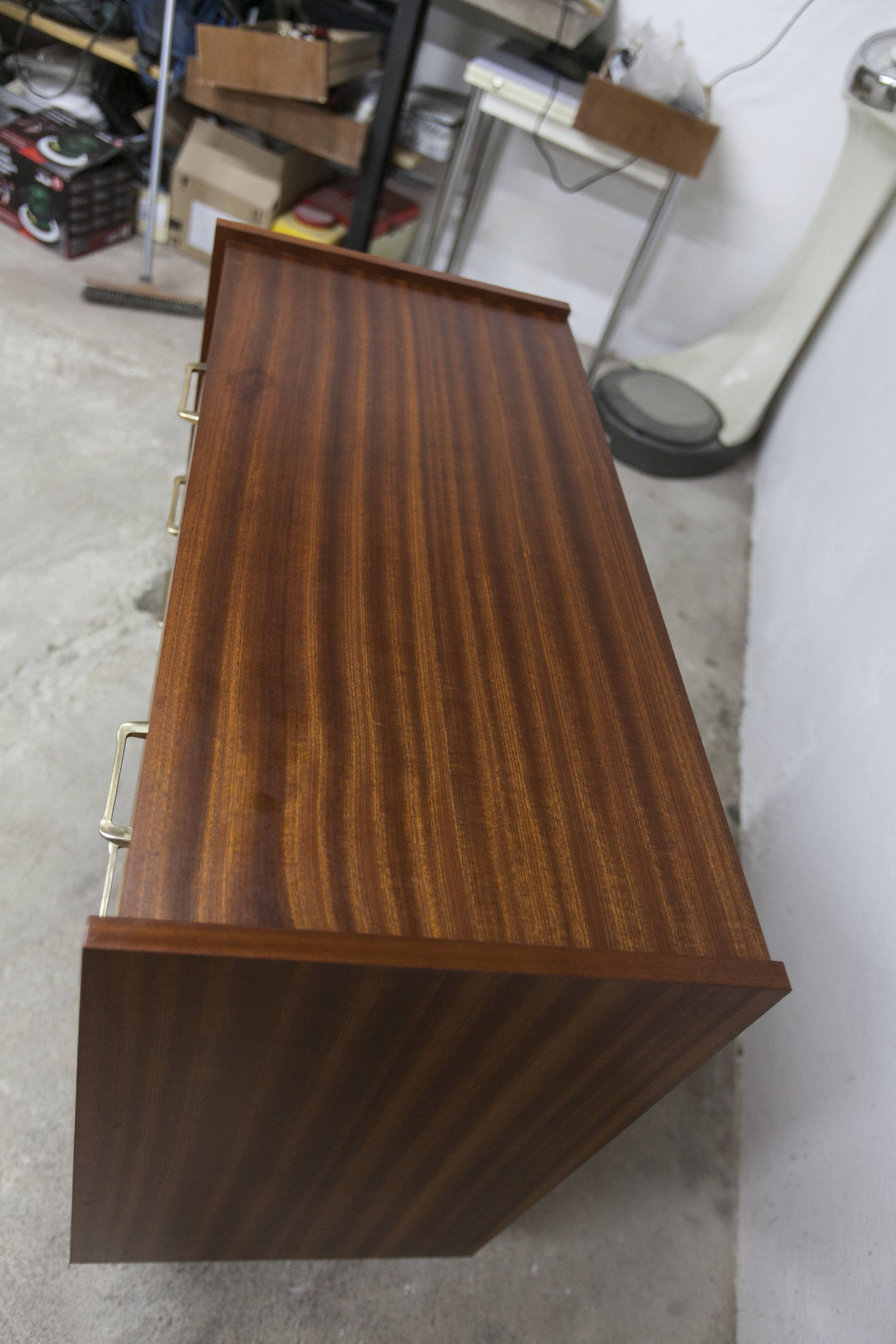 Commode scandinave 4 tiroirs 1960