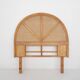 Mid-century rattan head board, 1970's