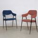 Pair of compass chairs - 50s