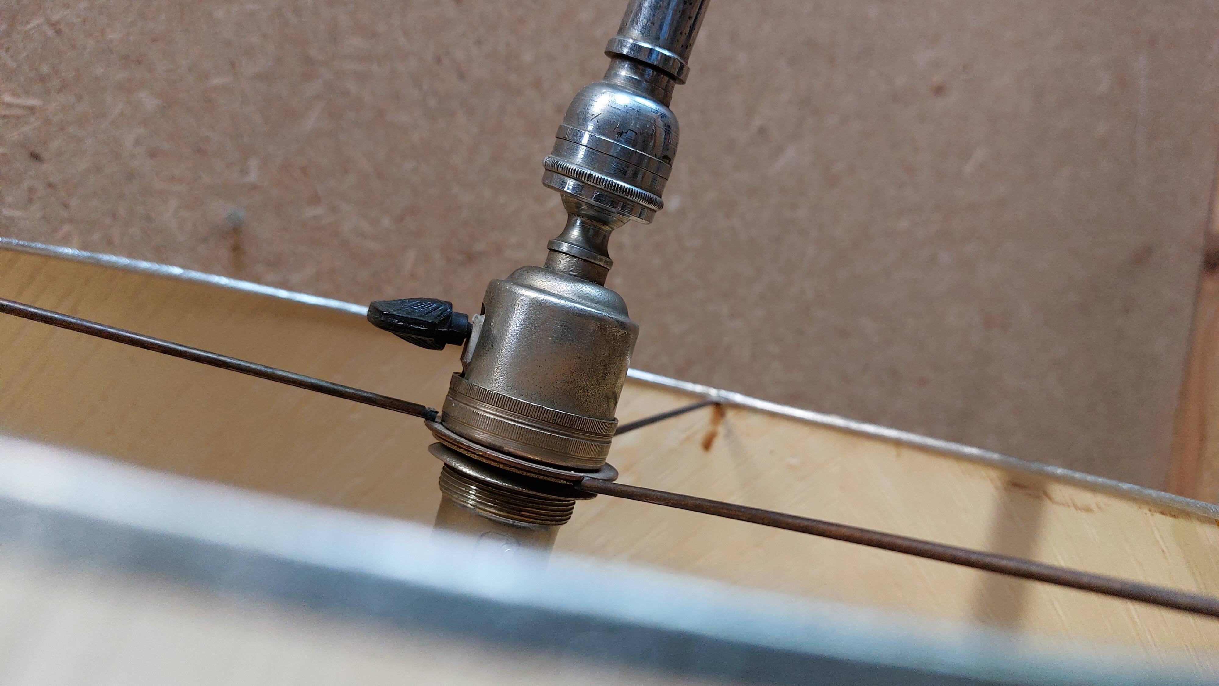 Vintage Reading Floor Lamp with adjustable height