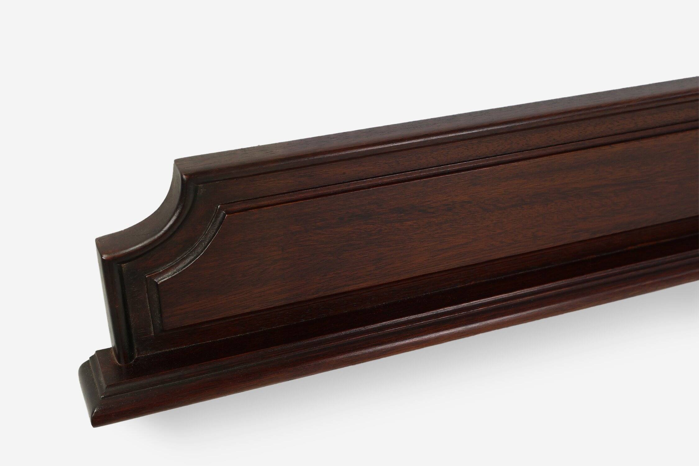 Antique Sculpted Oak Frieze or Wall Ornament, France, 1900s