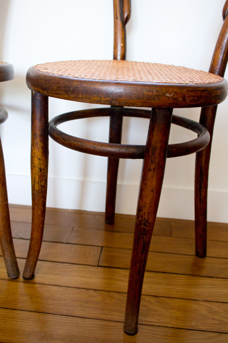 Pair of bistro chairs