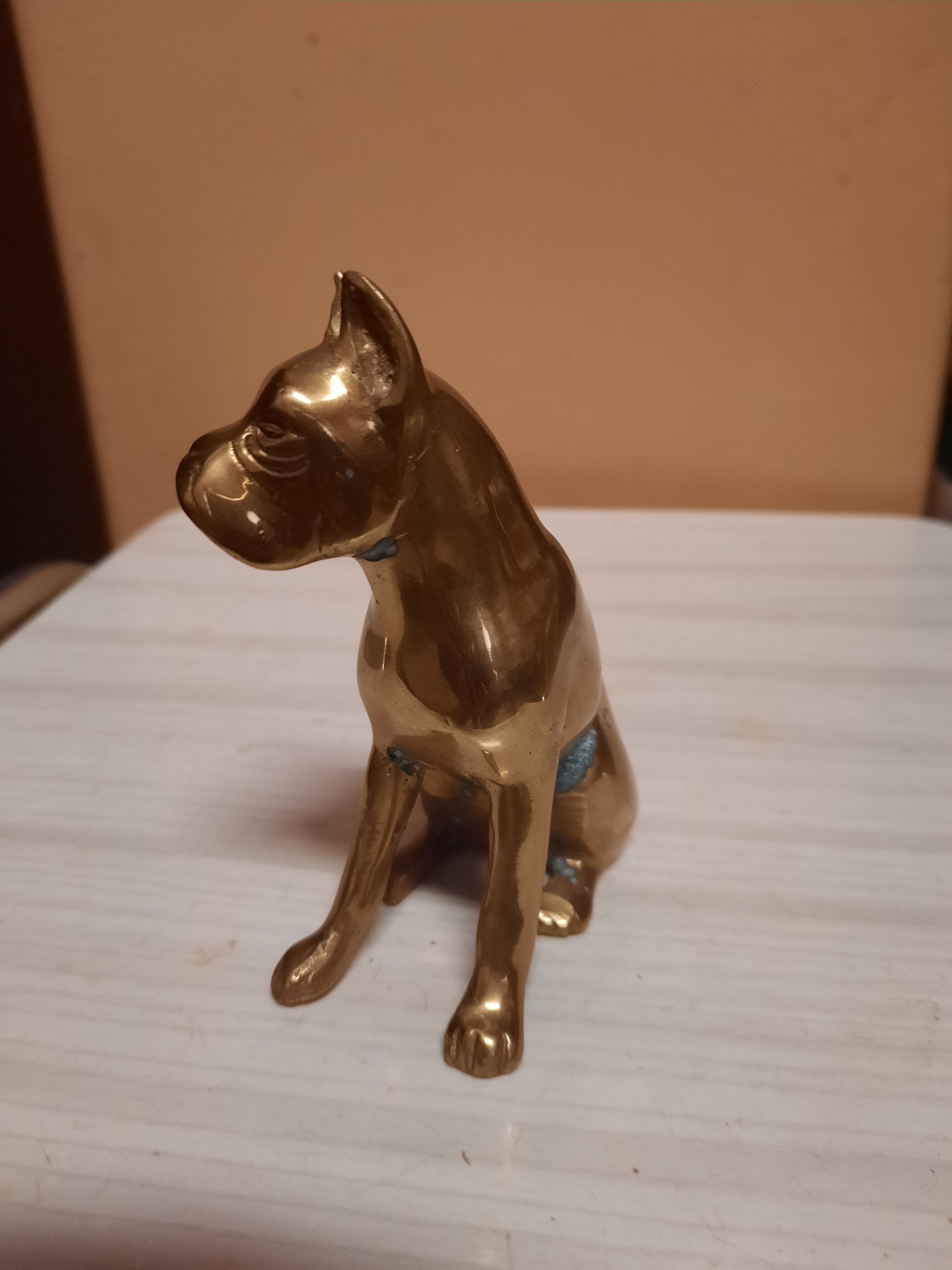 Brass dog