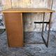 Office style stella metal & wood 3 drawers 70s vintage #a144