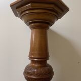 Walnut column, work of the late nineteenth century