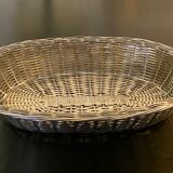 Silver metal breadbasket