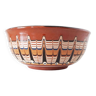 Terracotta salad bowl Bulgaria folk art