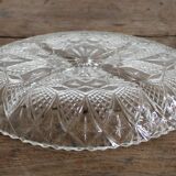 Glass compartment dish