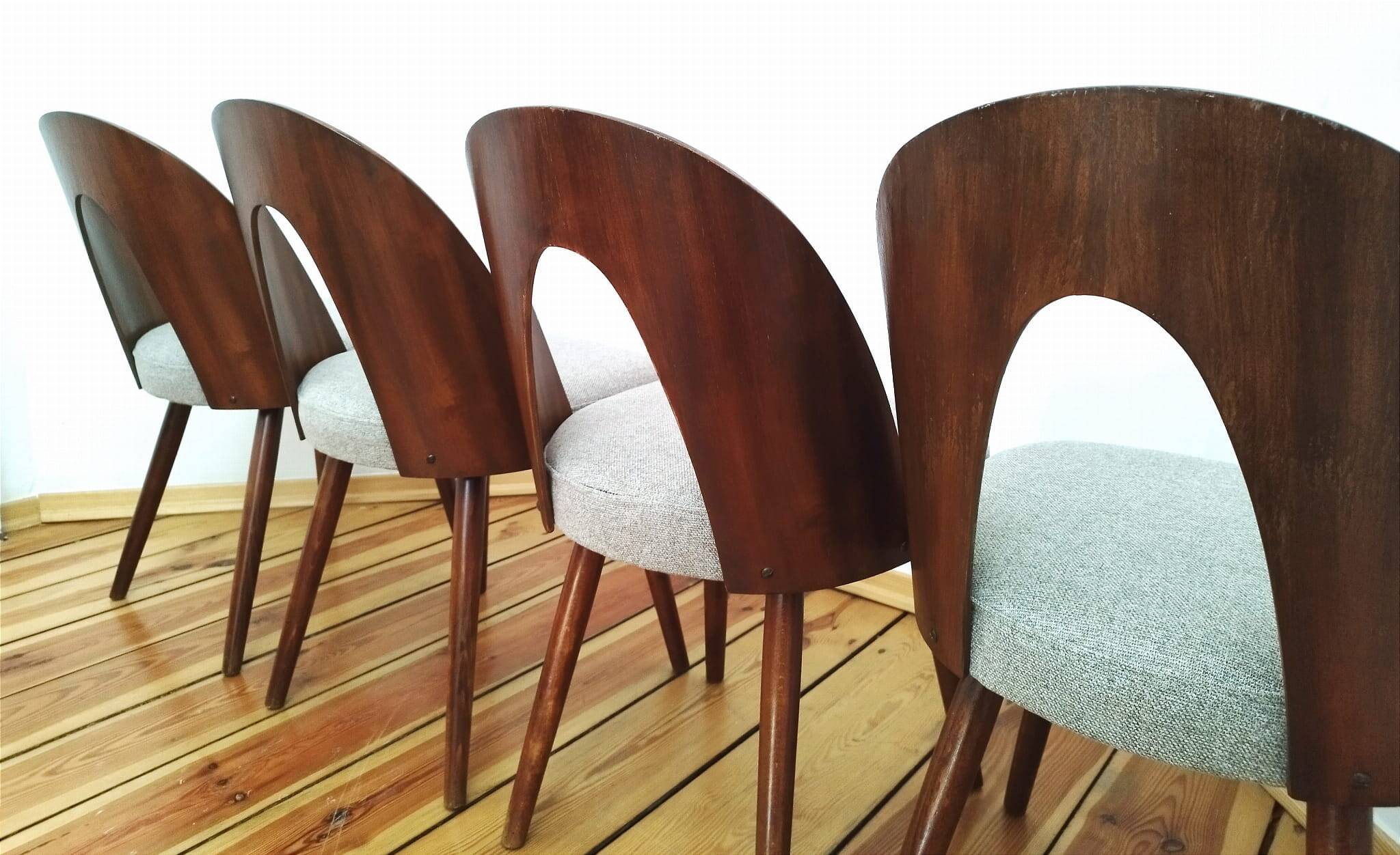 Dining Chairs by A. Suman for Tatra Nabytok, Former Czechoslovakia, 1960s, Set of 4