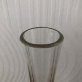 Transparent glass soliflore vase
