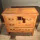 Louis XIV style commode in solid cherry wood.