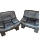 Pair of armchairs, Nicoletti Salotti, 1980, Italy