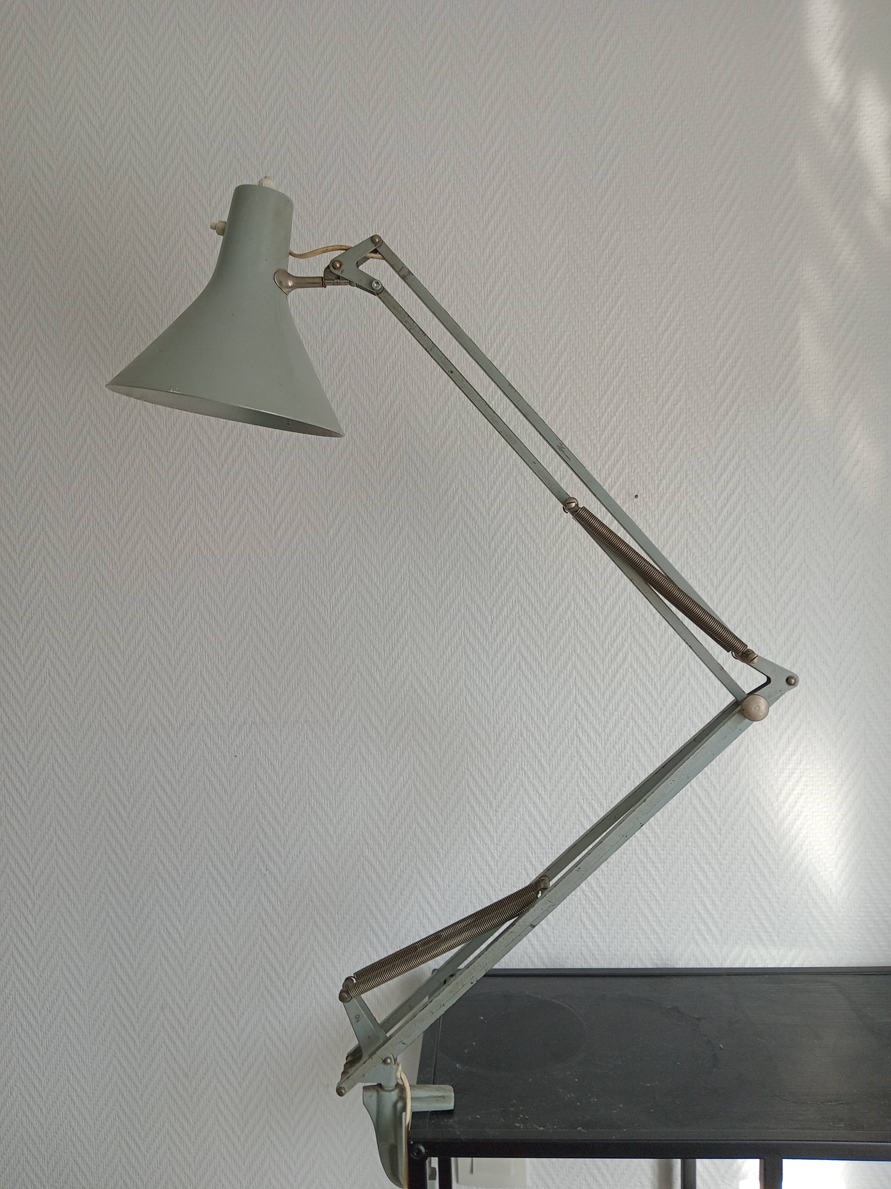 Vintage Luxo L1 architect's lamp, 1960s
