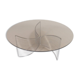 Table basse Space Age en fil de fer, Allemagne années 1970
