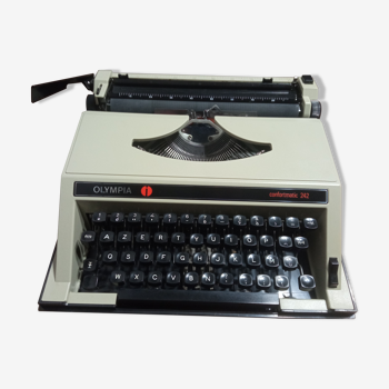Machine à écrire Olympia Conformatic 242 vintage 1970
