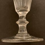 Set de 7 flûtes anciennes en verre soufflé