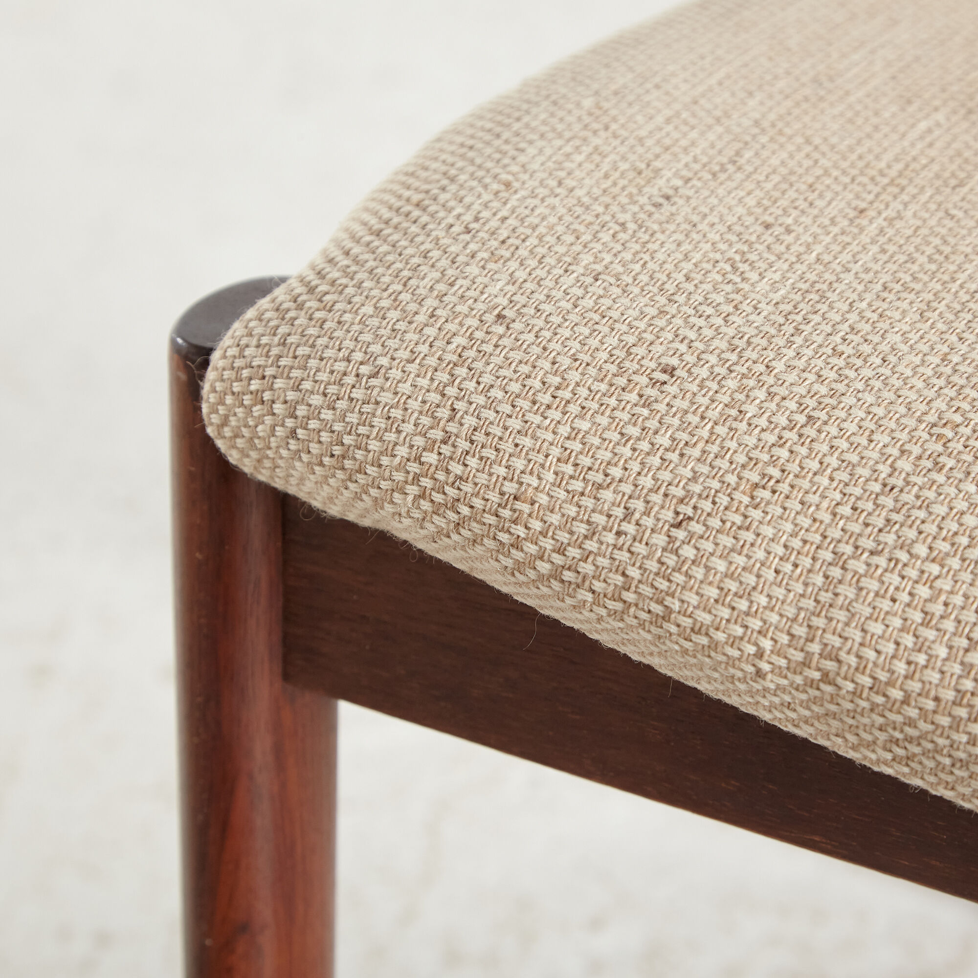 Model 42 teak dining chairs by Kai Kristiansen for Schou Andersen