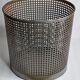 Industrial style metal wastebasket, 50s