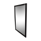 Vintage 1970s Wall Mirror with Black Wooden Frame