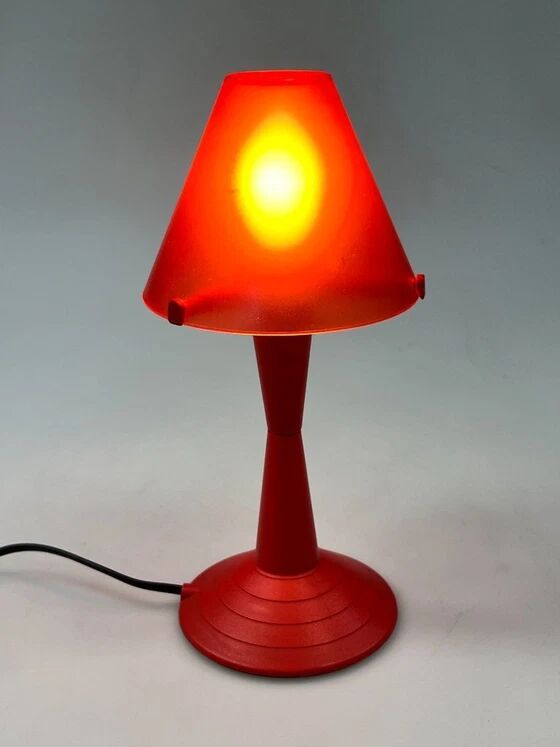 Vintage Veneta Lumi Table Lamp, Z2000 Series, Memphis Style, Italy