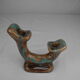 Antique double ceramic candlestick vintage candlestick