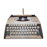 Olympia sf portable luxury typewriter with bag