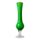 Green opaline soliflore vase 1960