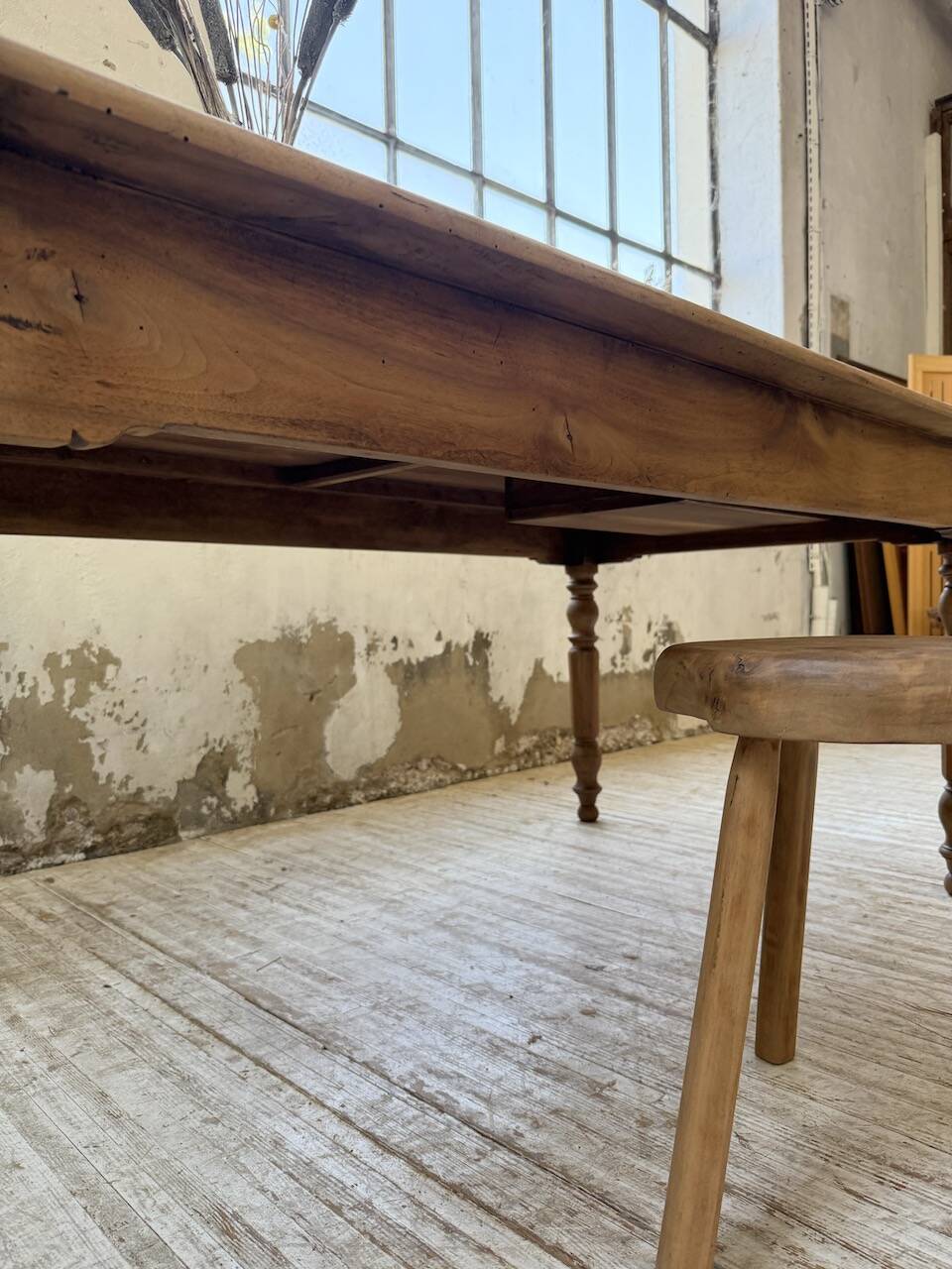 Walnut bistro farmhouse table 180cm