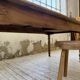 Walnut bistro farmhouse table 180cm
