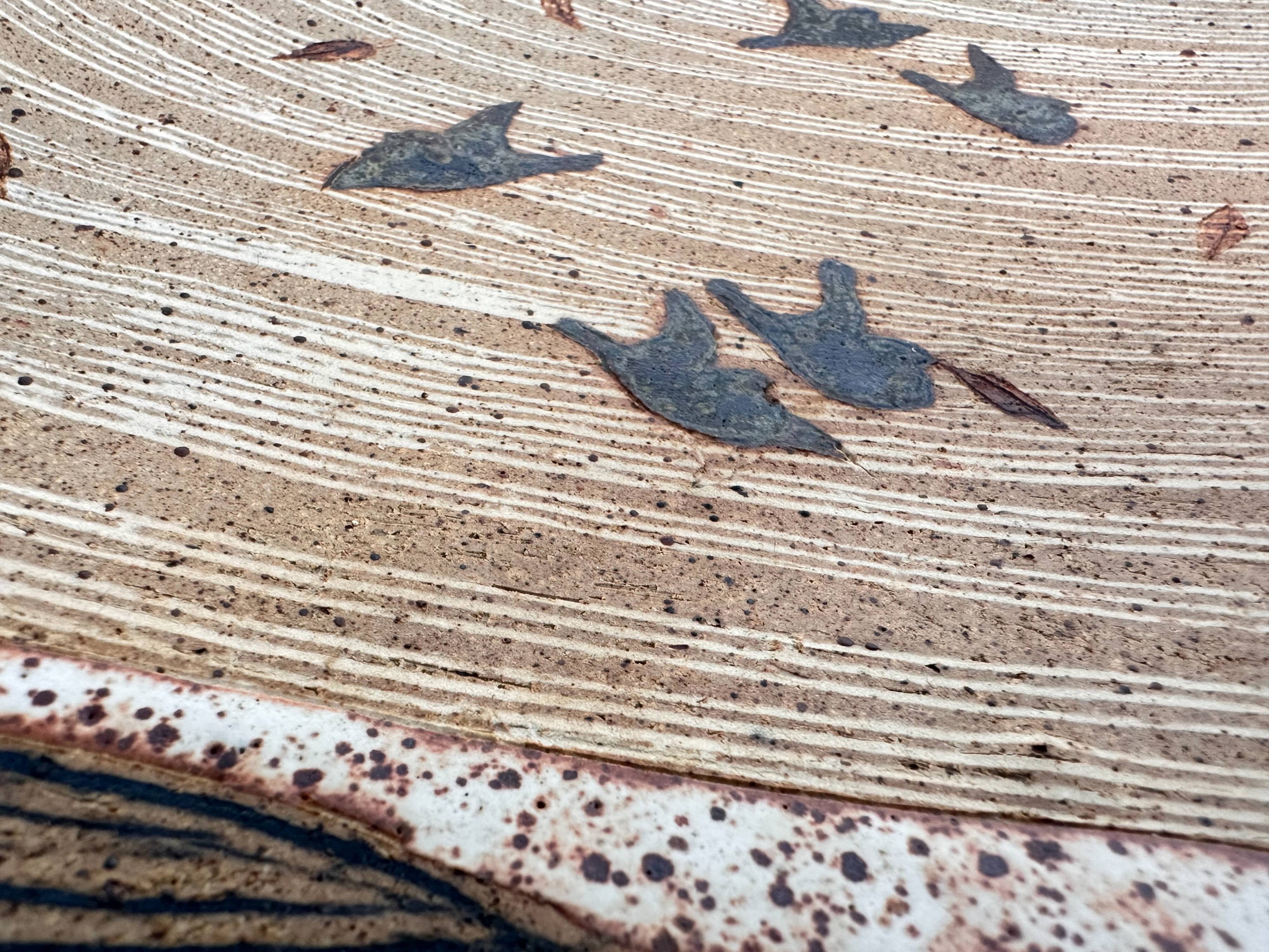 Large stoneware dish by Kähler, Denmark, 1960s.