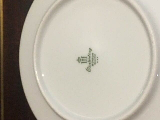 Lot de 4 assiettes Waterling Bavaria