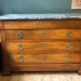 Commode with marble top