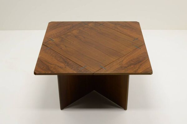 Table à manger Envelope par Vittorio Introini pour Sormani, Italie des années 1960.
