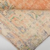 6x10 Peach Orange Classic Handmade Vintage Rug, 174x300Cm