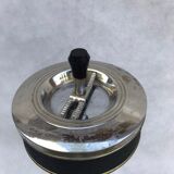Brass ashtray on the leg from the 70's