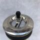 Brass ashtray on the leg from the 70's