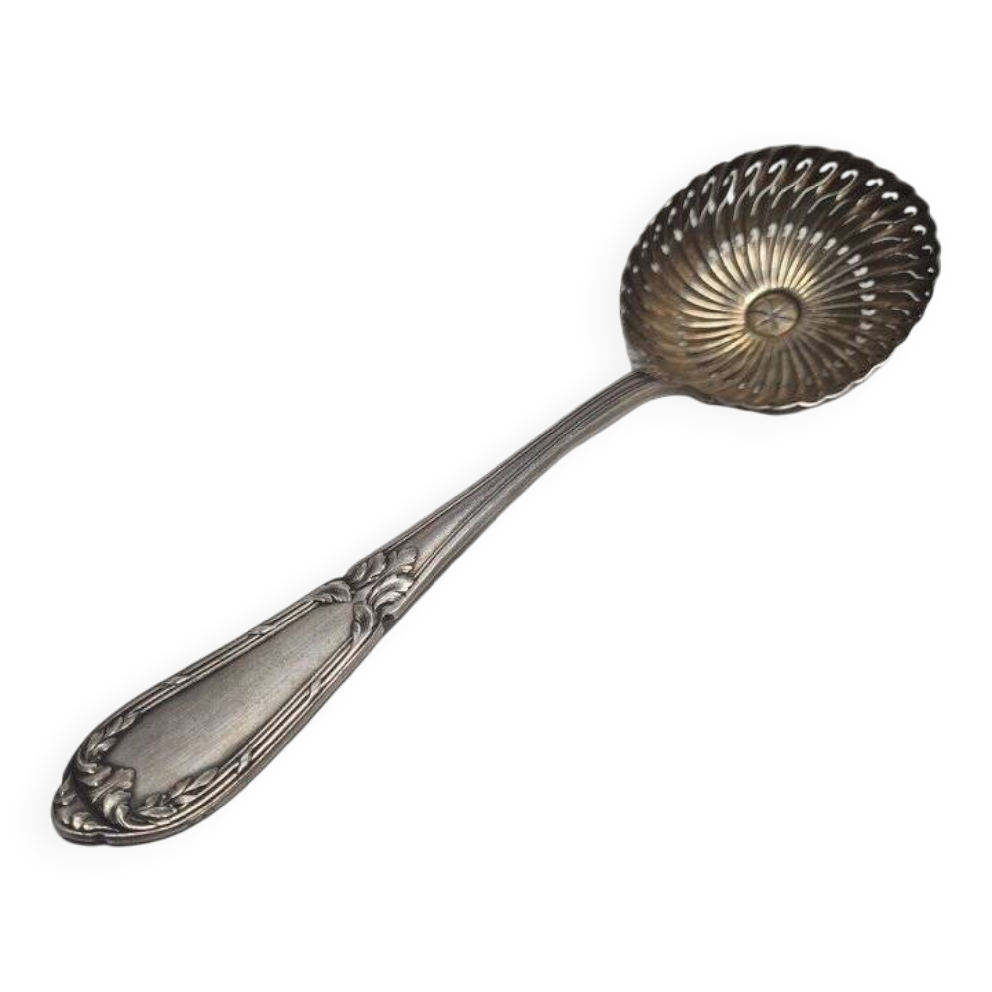 Biedermeier marinated tomato spoon, France, 1900s