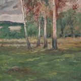 Tableau paysage Post Impressionniste