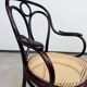 "Angel Back" armchair in bent wood no. 19 by Thonet