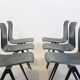 Stackable two-tone industrial dining chair Pagholz Galvanitas S22